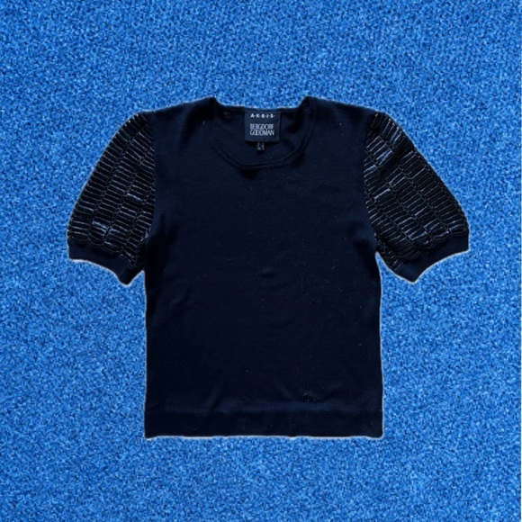Akris Black Blouse - Picture 1 of 4
